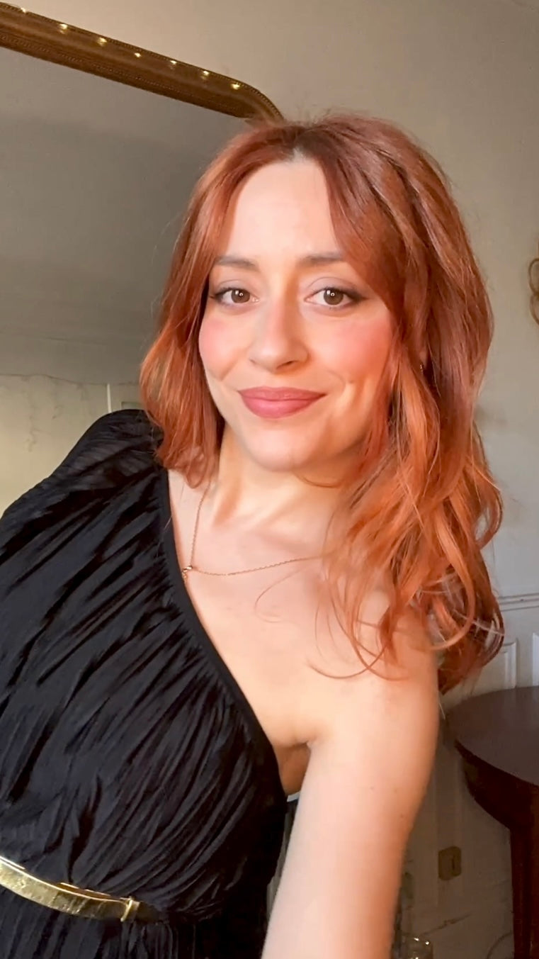 Tunique asymétrique plisse - Du 38 au 48