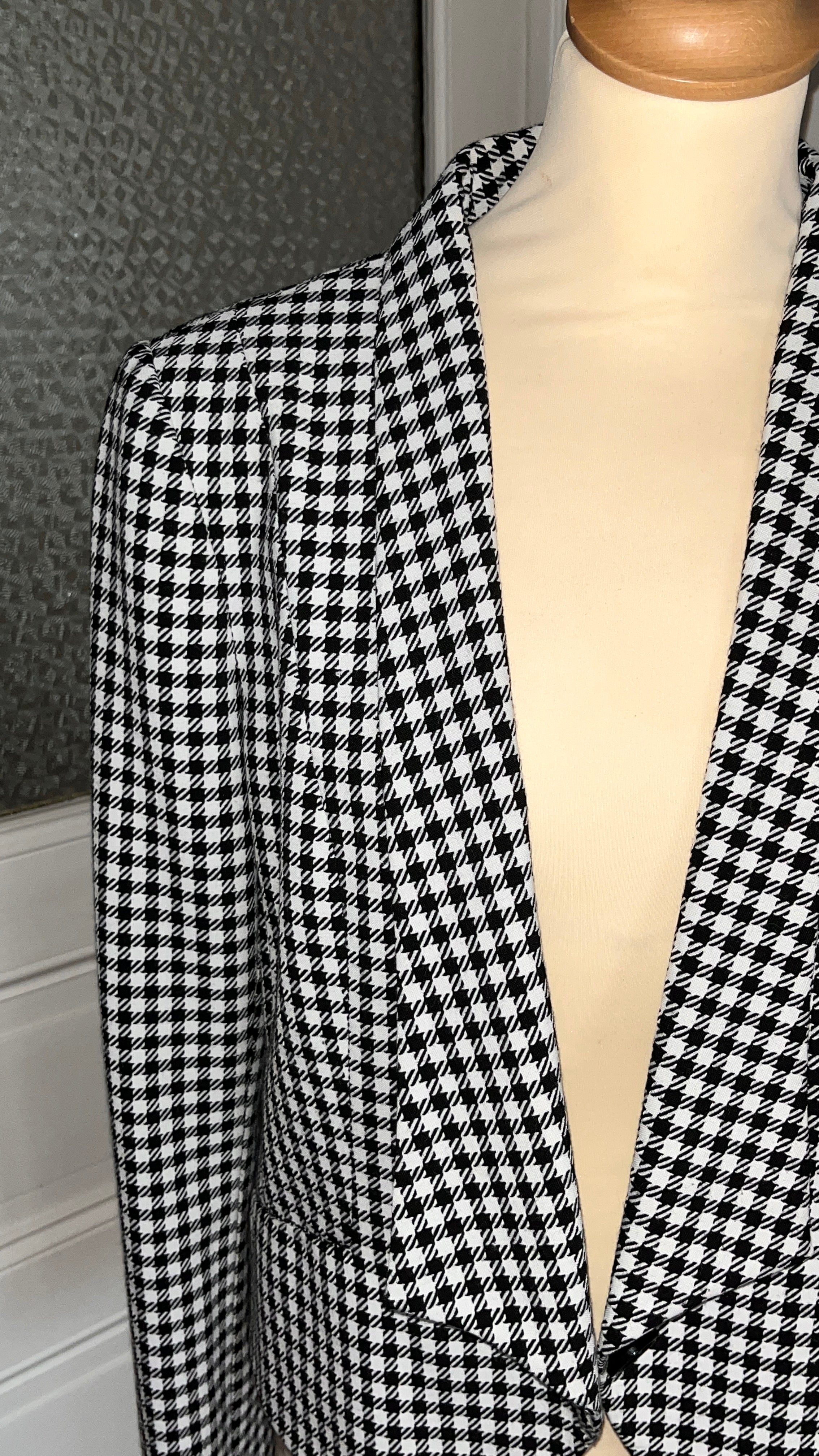 Veste smoking à carreaux - Du 38 au 44