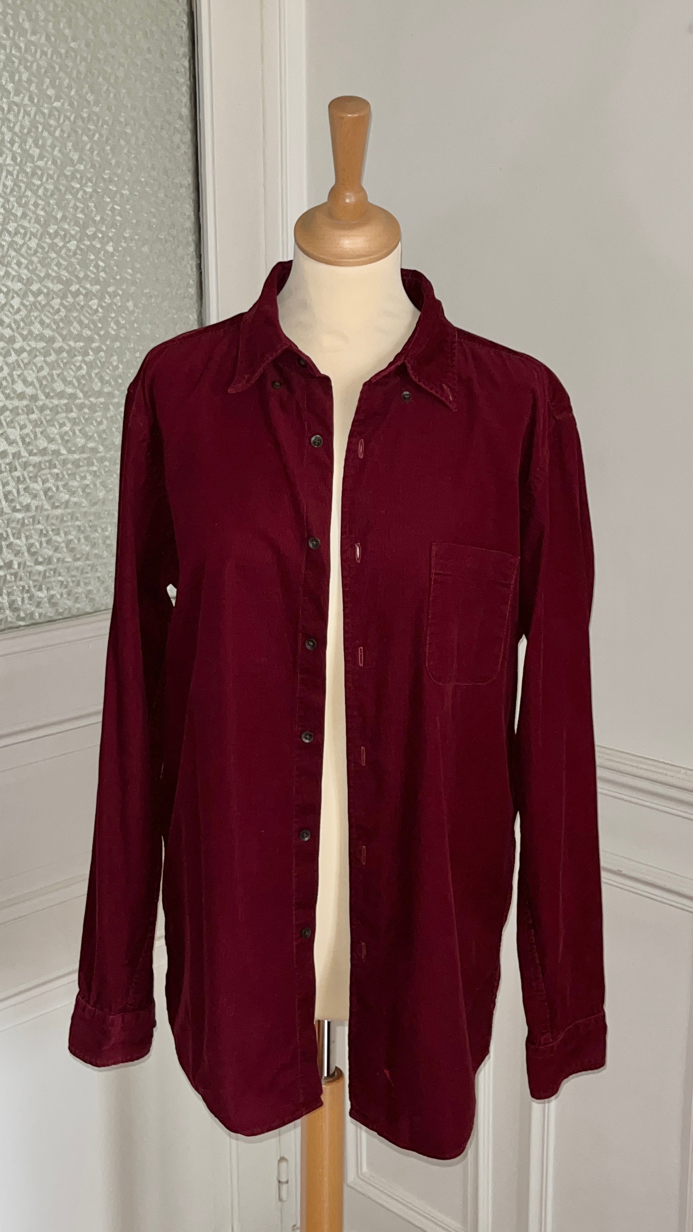 Chemise velours côtelé - Du 38 au 44