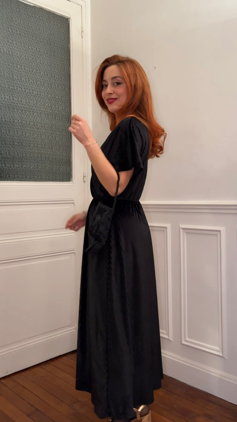 Robe longue velours - Du 38 au 46