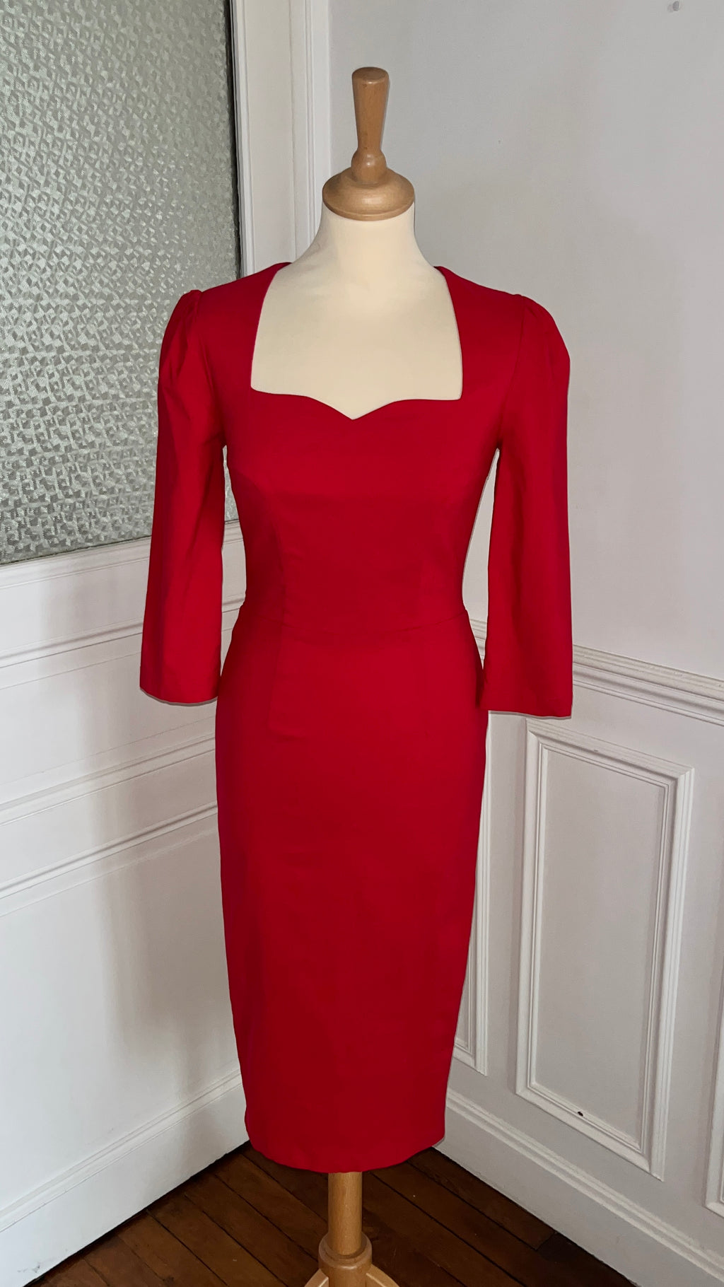 Robe encolure cœur - Du 34 au 38