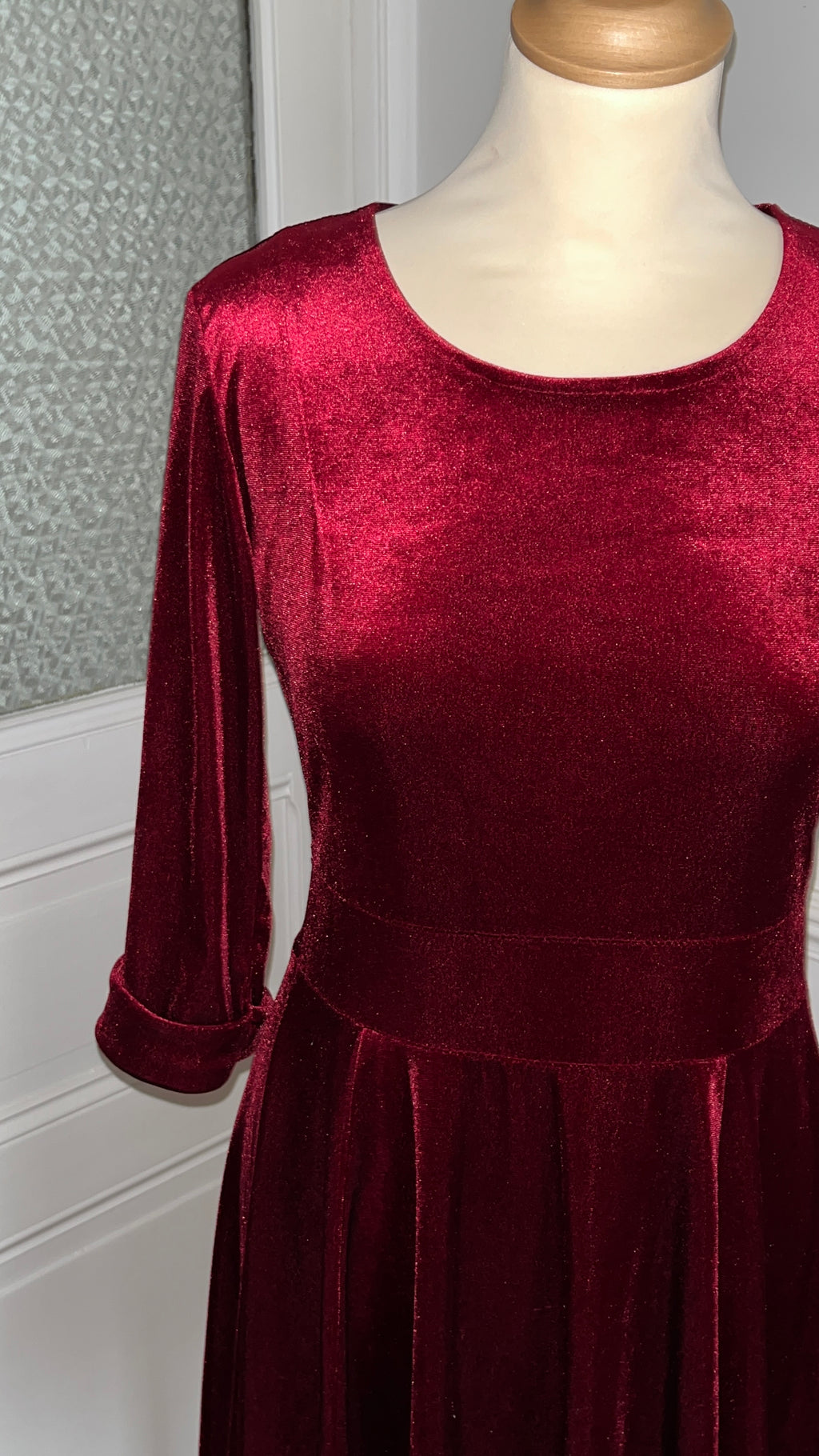 Robe velours patineuse - Taille 38