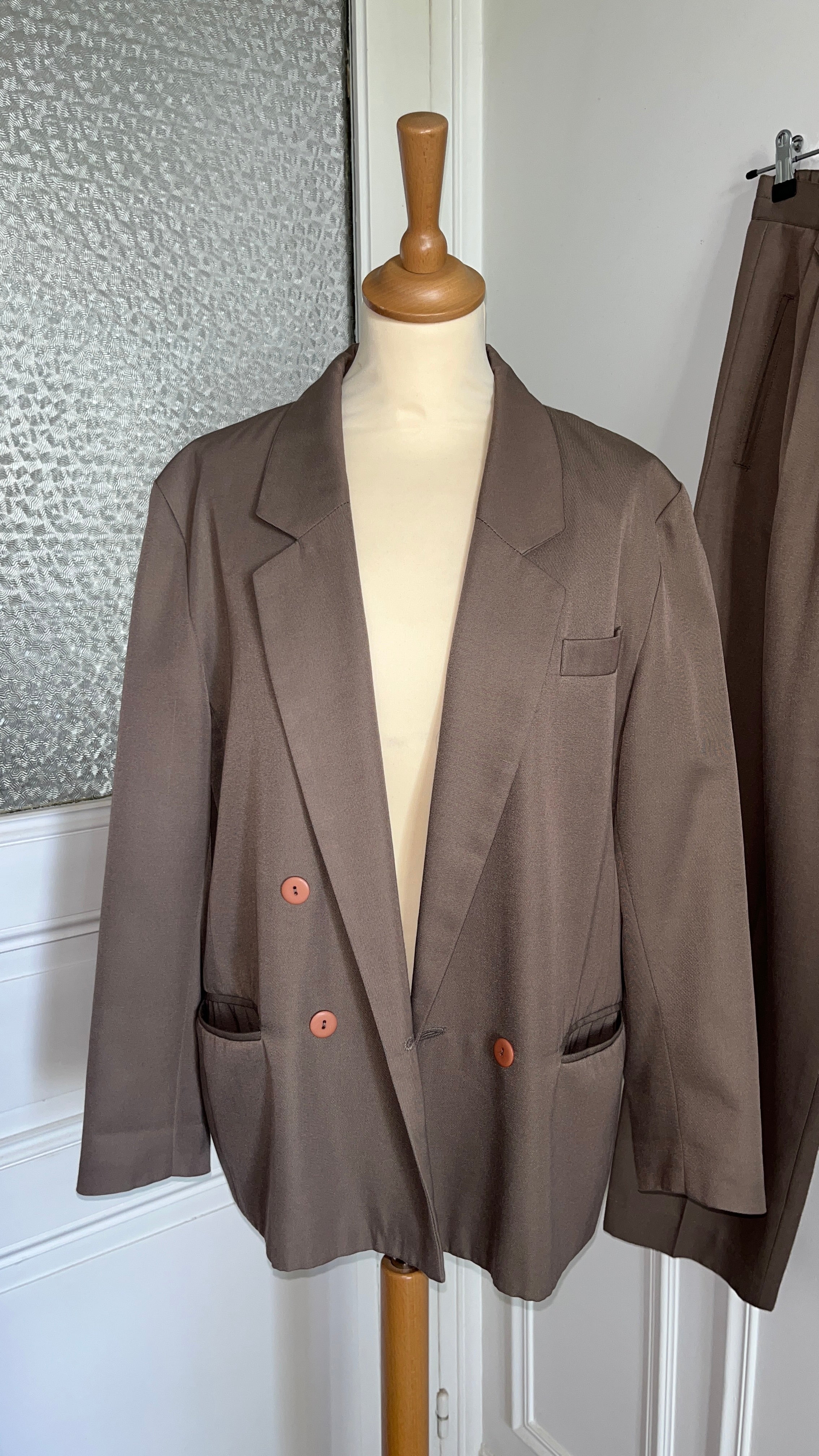 Tailleur taupe - Taille 40/42